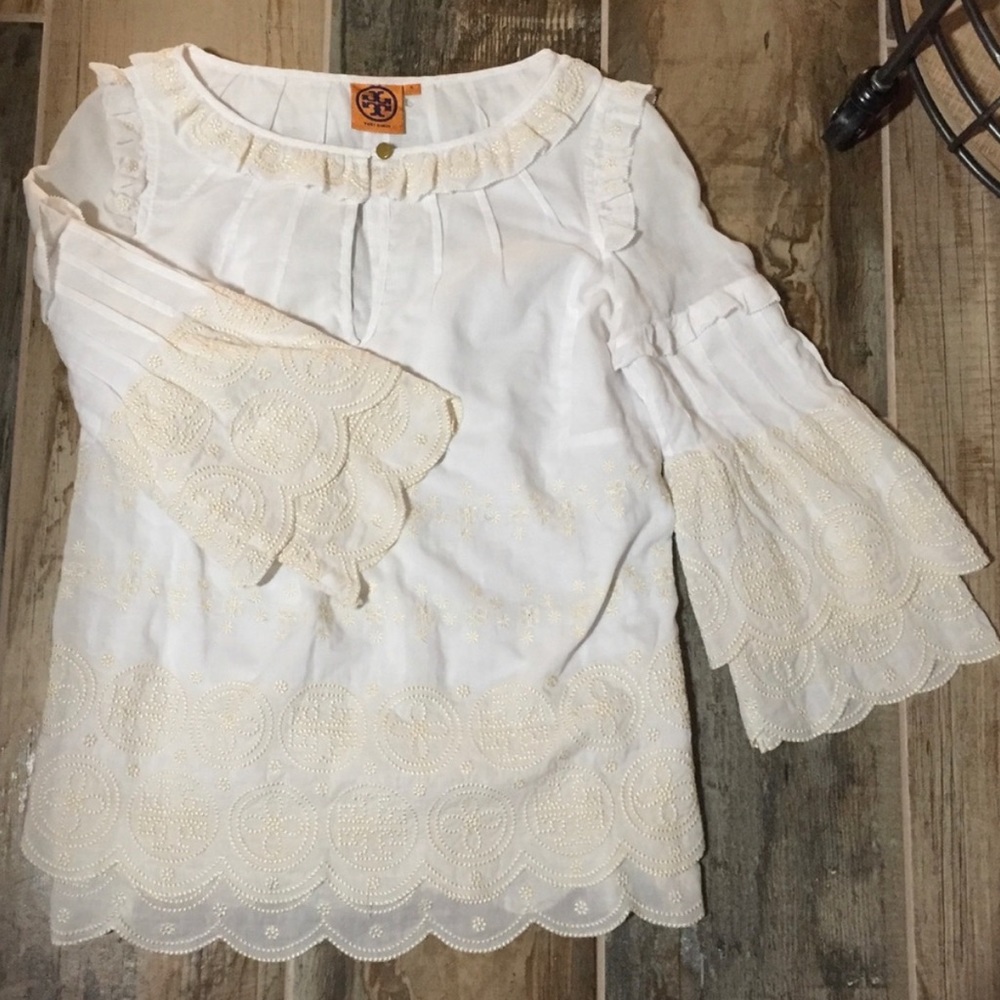TORY BURCH Embroidered Blouse